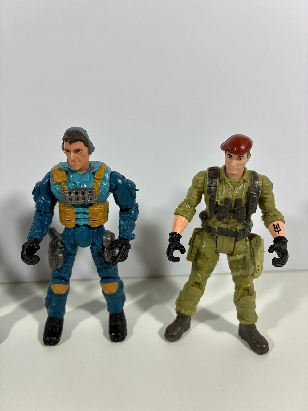 Vintage 2005 Lanard CORPS Military Soldier Action Figures Lot of 4 Scuba Soldier